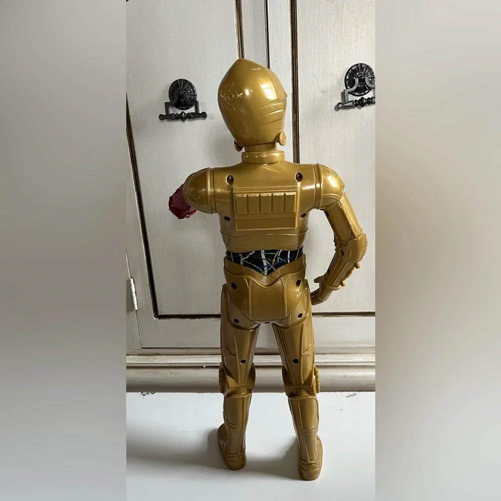 Star Wars The Force Awakens C-3PO Red Arm Action Figure 18” 2015 Jakks Pacific